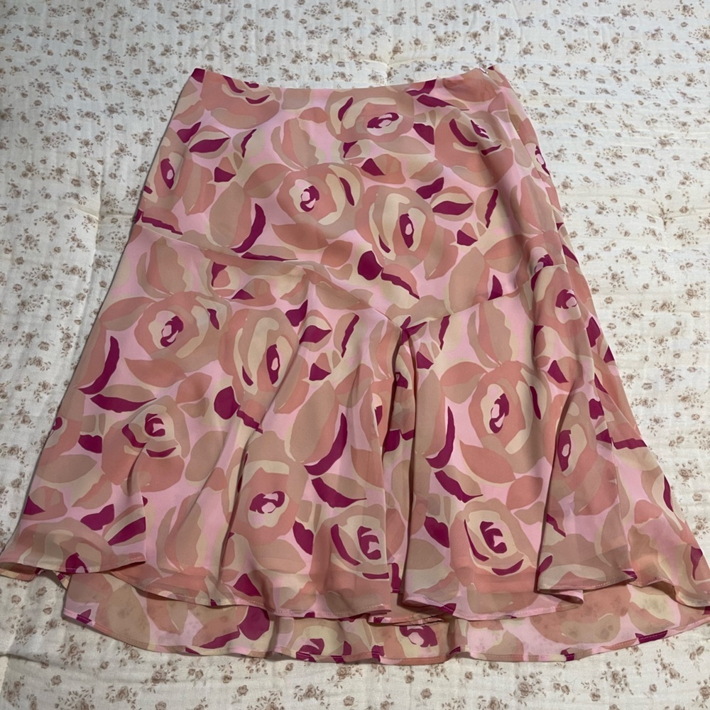 Floral Pink Women's Skirt